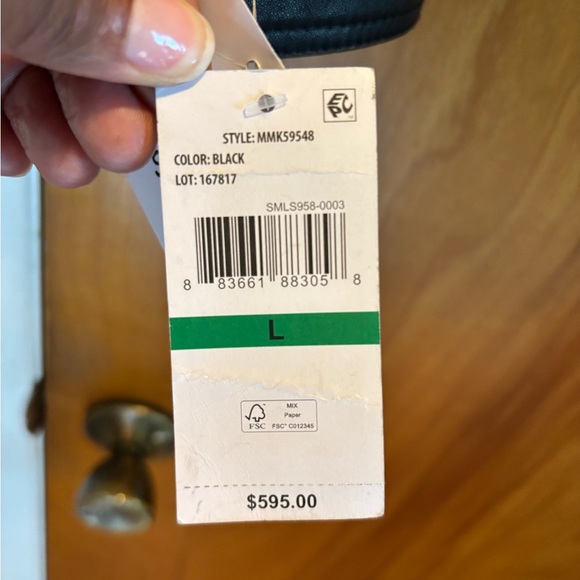 NWT Michael Kors 💯% Leather Jacket - Picture 12 of 14